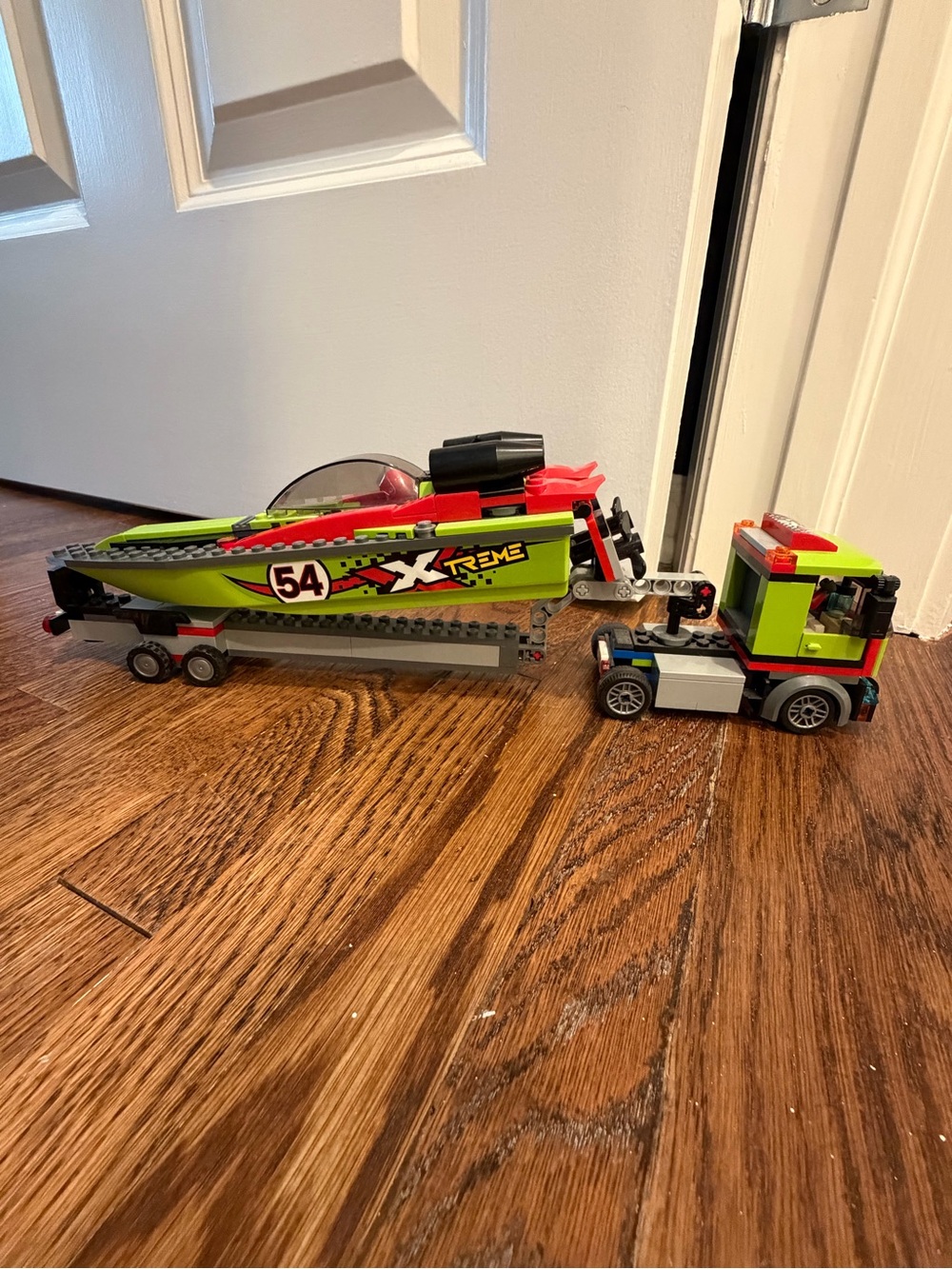 Lego City Race Boat Transporter